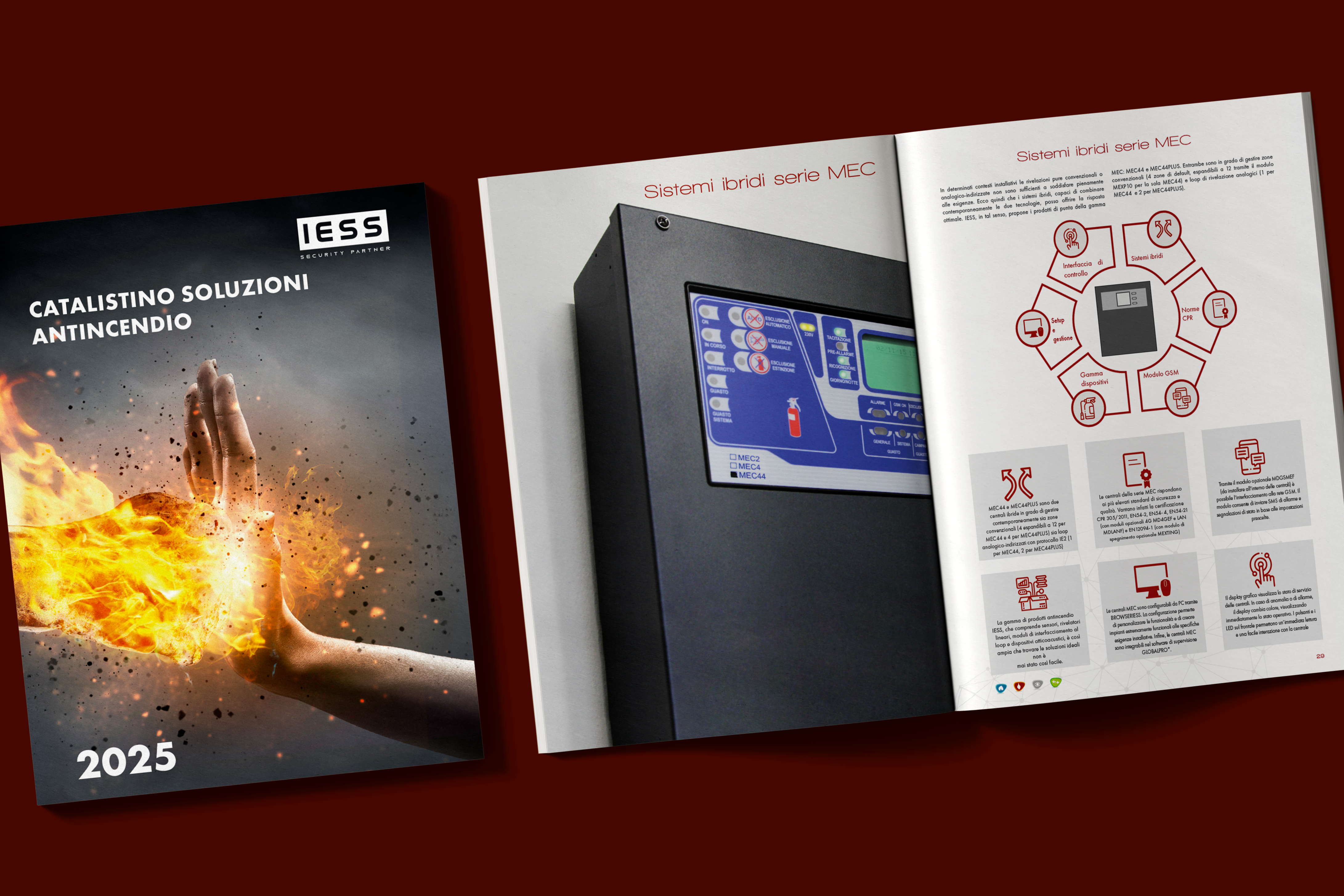 Catalogo Antincendio 2025 mockup tilted